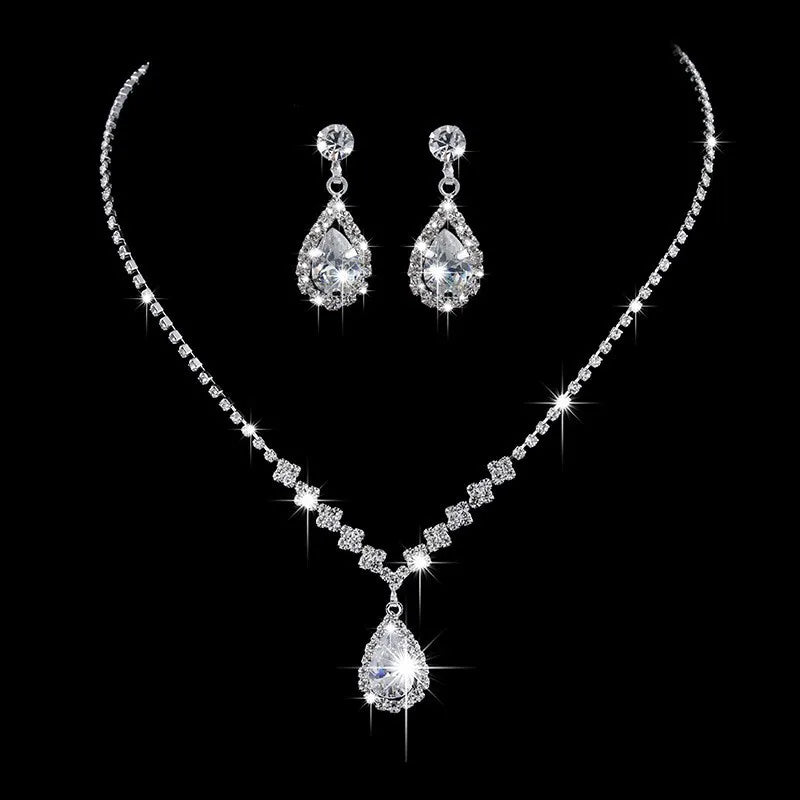 Women's Necklace Earring Set -