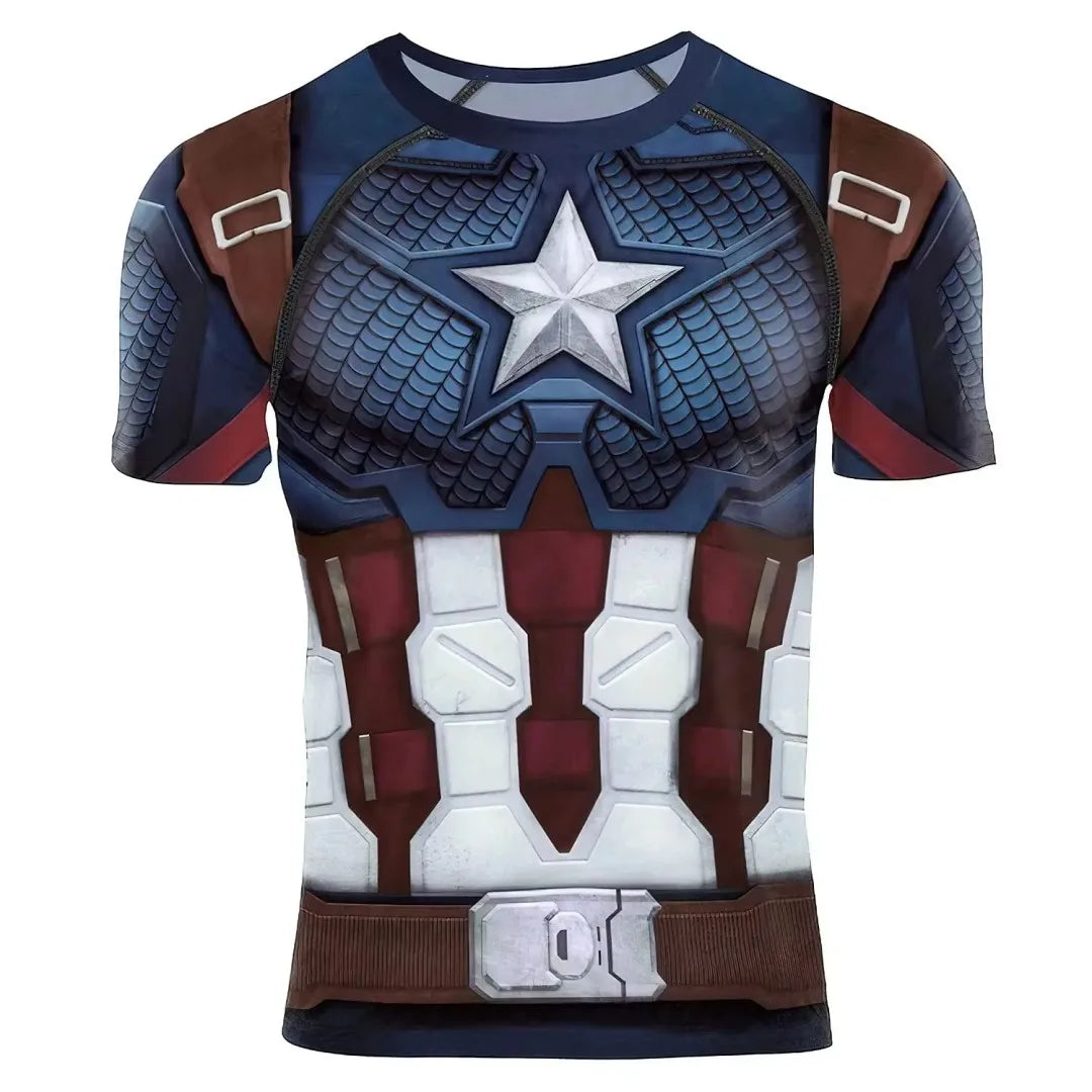 Men's compression T-shirts (Marvel) -