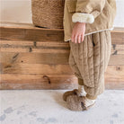 Children's Clothing From 2 To 7 Years Winter Kids Warm Cotton-Padded Trousers Baby Girls Thick Pants Toddler Boys Wear Clothes -