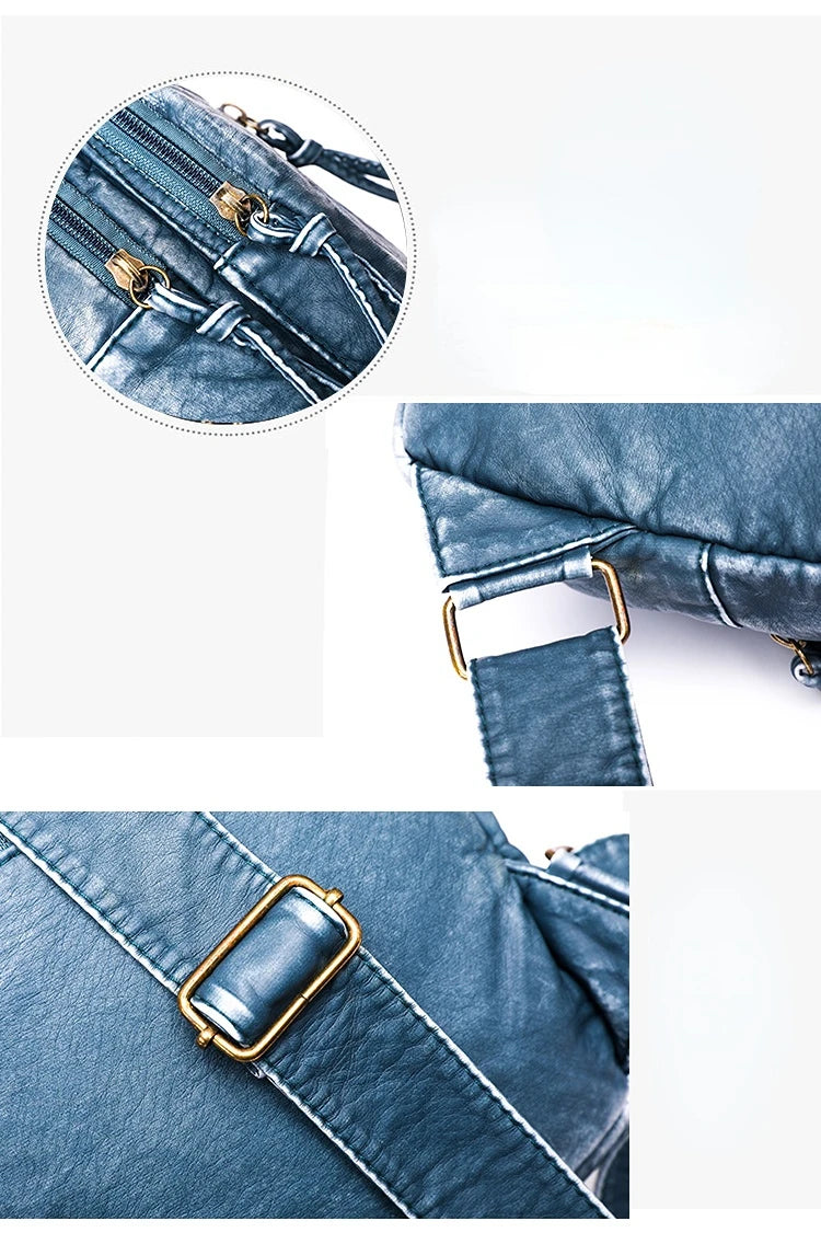 Carry your essentials in style with this soft PU leather shoulder crossbody bag. Designed for high quality and durability, this accessory is perfect for adding a chic touch to your outfit. -