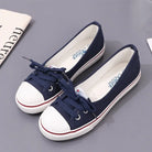 2023Sneakers Shoes for Women Zapatillas Mujer Solid Sapatilha Feminina Zapatilla Tenis Feminino Lace-up White Chaussures Plates -