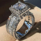 Exquisite Fashion Silver Color Engagement Rings -
