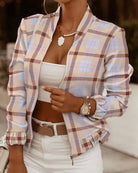 Stay stylish and warm with this women's jacket—perfect for any season! -