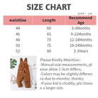Dress your toddler boy or girl in cozy style with these brown corduroy strap pants—perfect for everyday comfort and cuteness 0-3 Years! -