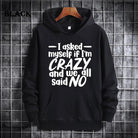 Woman Printed (Crazy) Hoodie -