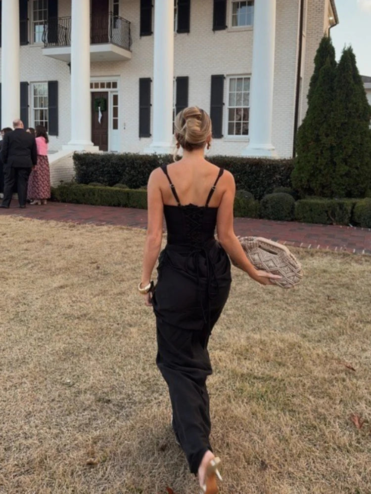 Sexy Corset Maxi Dress -