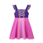 Summer Casual Dress for Girls Mermaid Dress One-Shoulder Sling Short Sleeve Cosplay Princess Costume Casual Vest 2-10 Years -