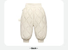 Keep your kids cozy and protected with these new style three-proof high-waisted warm down trousers—perfect for boys and girls on chilly days! -