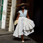 Embrace vibrant style with this handmade African women’s maxi skirt—uniquely crafted for a bold, beautiful look! -