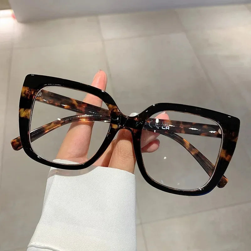 Vintage Anti Blue Light Optical Cat Eye Sexy Ladies Glasses Women Luxury Brand Designer Trend Myopia Prescription Eyewear Frame -