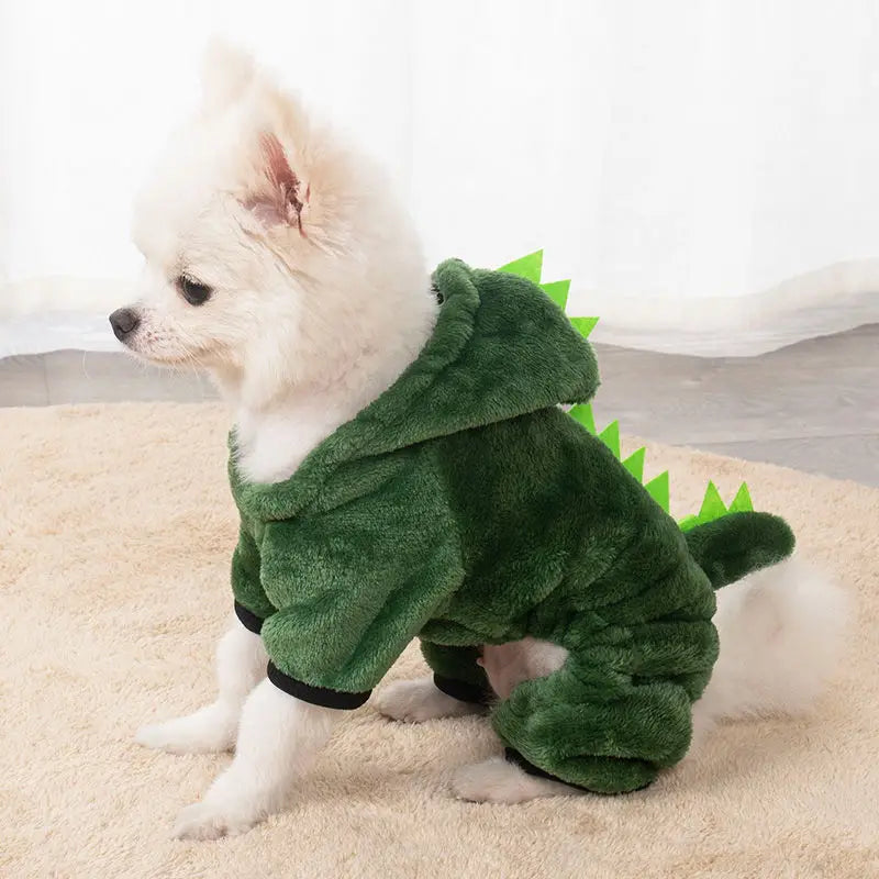 Keep your furry friend cozy and stylish with these soft, warm fleece dog jumpsuits—perfect for colder days and ensuring your pet stays comfortable! -