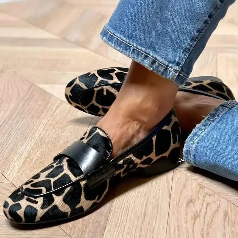 Stay both comfortable and stylish with these fashion flat heel loafers. Featuring a slip-on design, round toe, and boat shoe style, these casual shoes are perfect for women looking for both comfort and style in their footwear. -