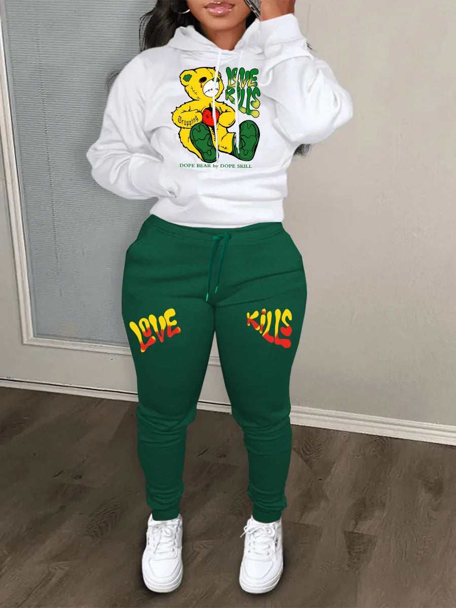 Casual Two Piece Tracksuit -