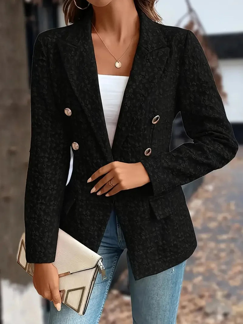 Elevate your outfit with this stylish women's blue blazer—chic and versatile for any occasion! -