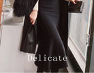 Stay cozy and chic with these fashionable women's long knitted skirts—perfect for stylish comfort all season! -