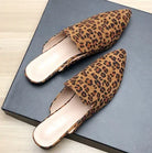 Female Simple Sewing Plain Shoes Outdoor Pointy Toe Slides Camel Blue Soft Sole Wide Fitting 48-33 2022 New Arrivals De Mujer -