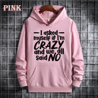 Woman Printed (Crazy) Hoodie -