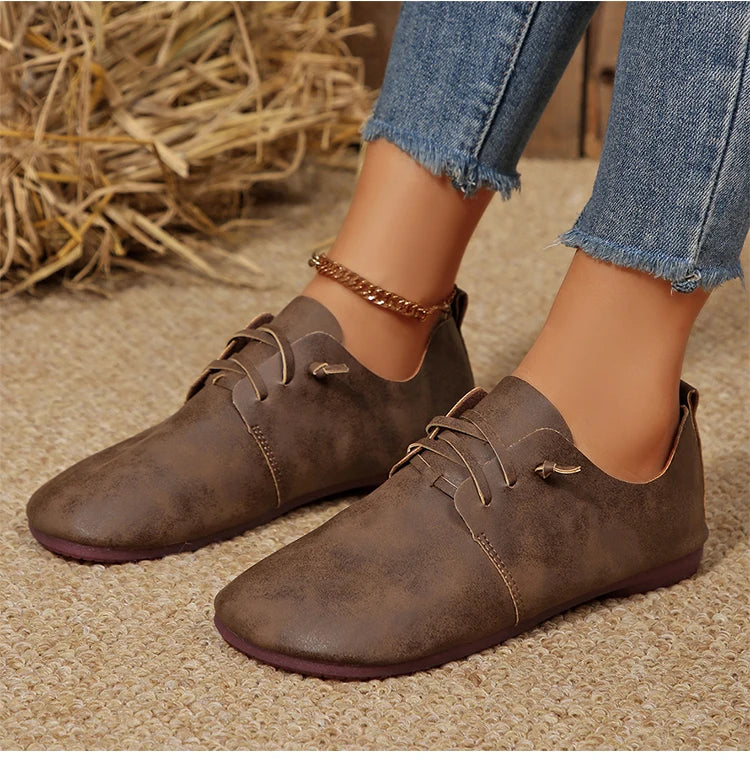 Woman Shoes Flat Heels Casual Shoes For Women's 2025 New Zapatos De Mujer Elegant Autumn Flats Women Footwear Casual Sneakers -