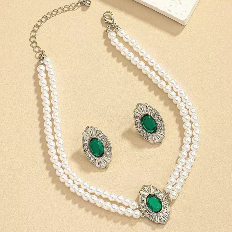 Necklace Rhinestone Pendant -