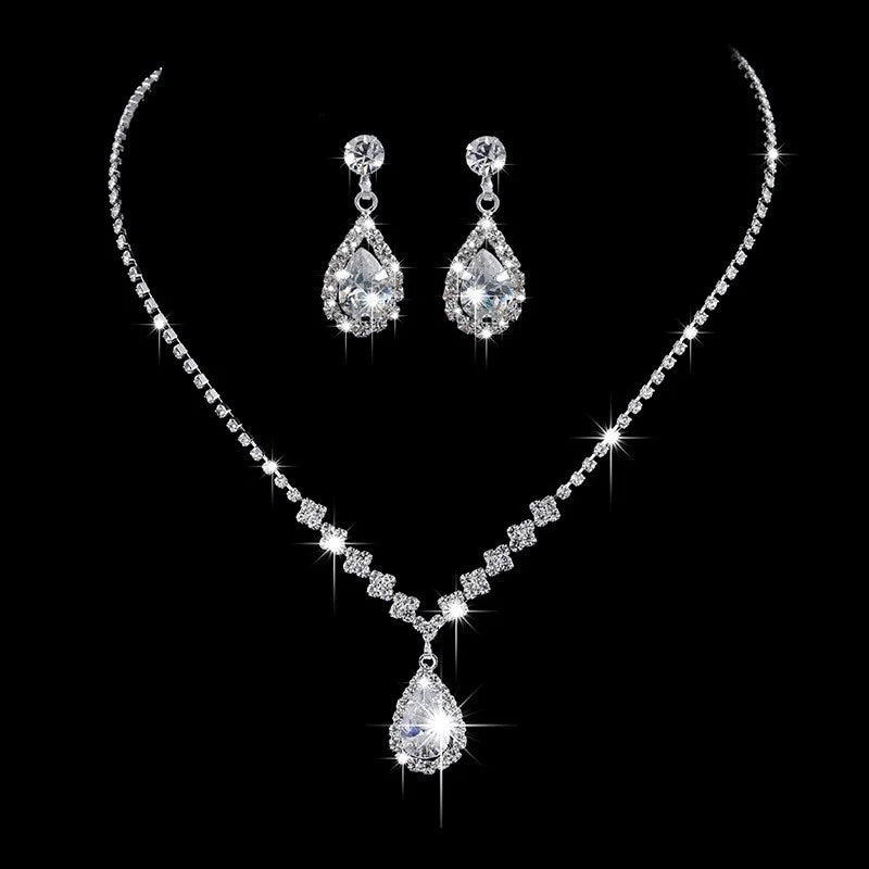 Women's Necklace Earring Set -