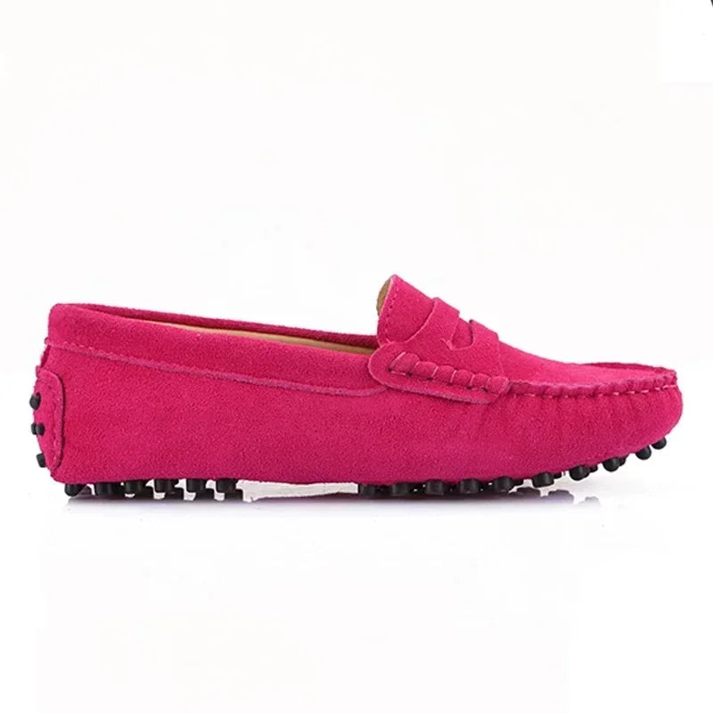 100% Genuine leather Women flats Fashion Handmade Women Casual leather shoes Leather Moccasin Women Driving Shoes Loafers -