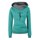 Stay cozy and stylish with these fashionable Christian-themed sweatshirts for women! -