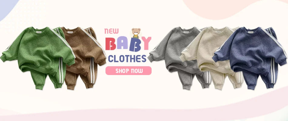 Keep your little one stylish and comfy with this cool two-piece baby suit—featuring a letter-printed zip-up top and matching leisure sports pants! -