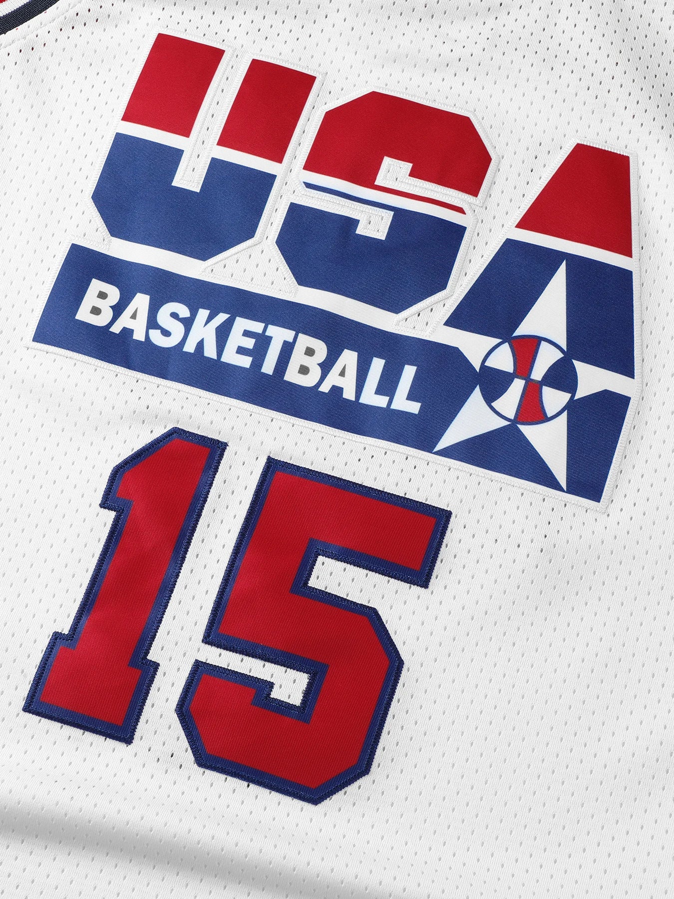 Men's Embroidered Team USA Basketball Jerseys (Throw Back) -