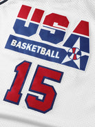 Men's Embroidered Team USA Basketball Jerseys (Throw Back) -