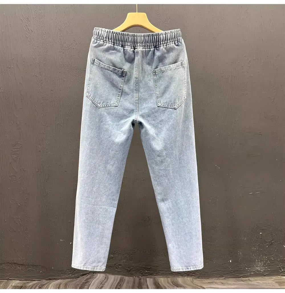 Men's Casual Loose Straight Leg Jeans -