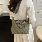 Elevate your style with these luxury designer shoulder crossbody bags for women. Featuring a quilted padded design from a top designer brand, these handbags are perfect for adding a touch of elegance to any outfit. -