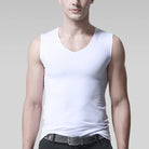 Ice Silk Tank Tops Seamless Mens Vest Loose Sleeveless Sport Bodysuit Vest For Men Plain Casual Summer Tank Undershirts Cool 5XL -