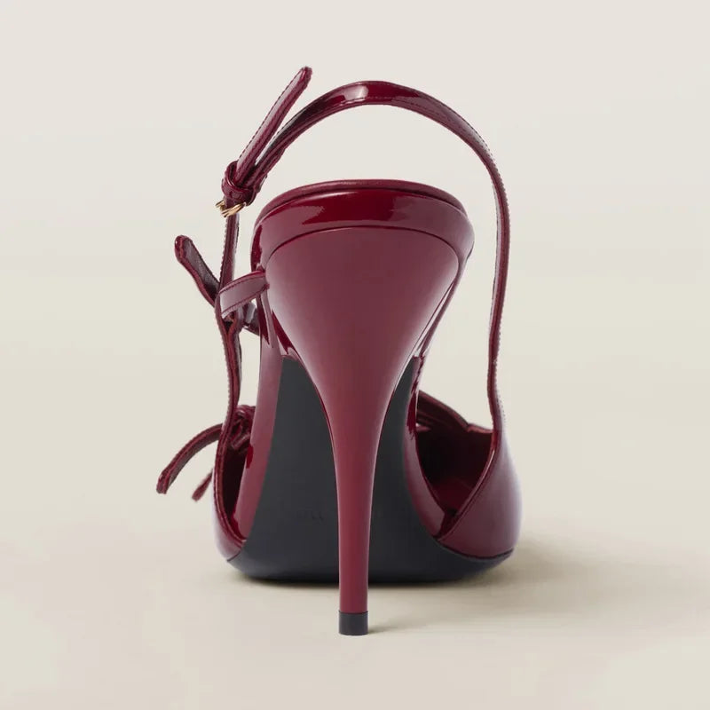 High Heels Pointed-toe Back Loop -