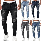 New Men's Ripped Slim Fit Jeans -