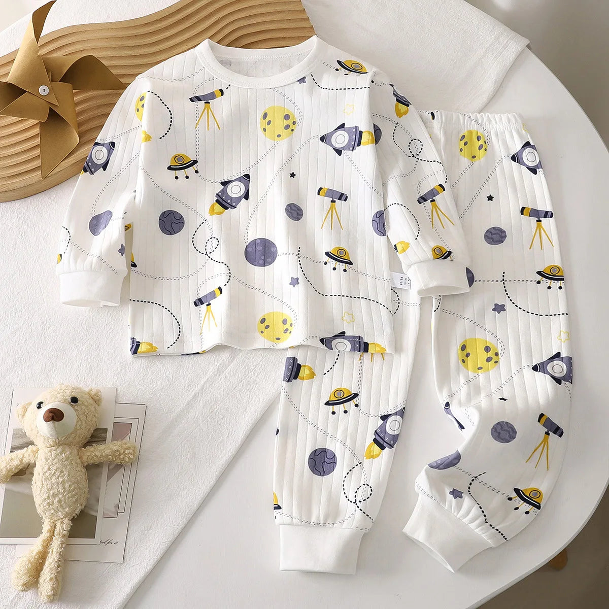 Children Sets CottonLong Sleeve Home Sleepwear -