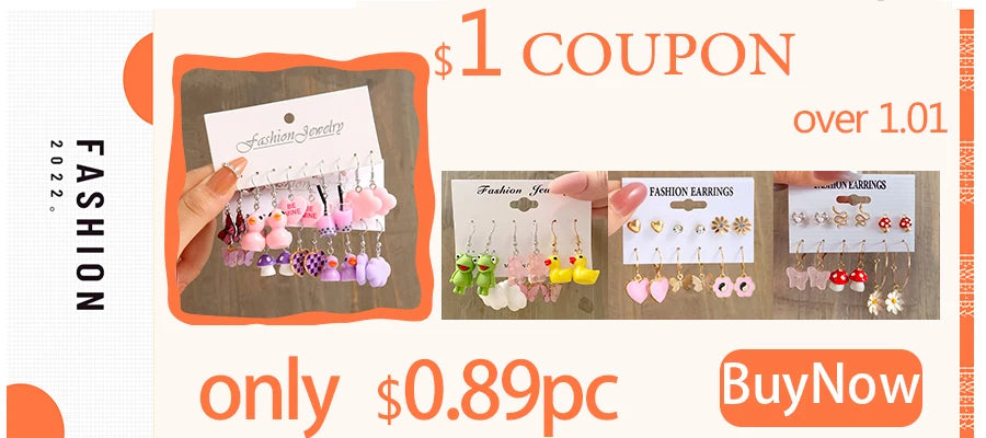 Trendy Vintage Gold Color Earrings Set Pearl Stud Earrings -