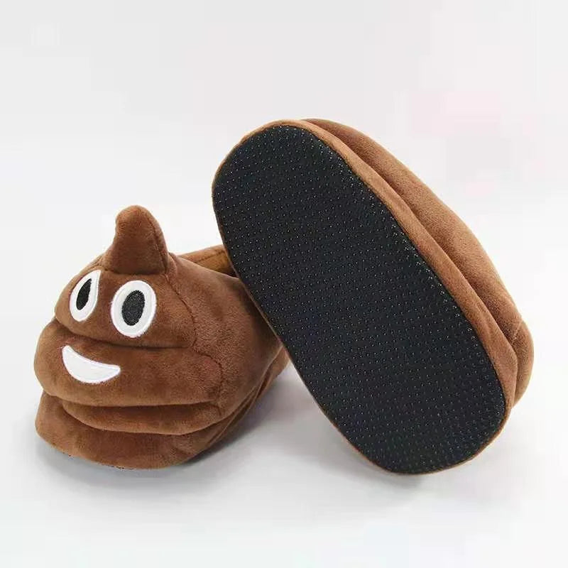 For Man And Women Slipper Prankish Cartoon Indoor Thickening Warm Plush Slippers Winter Shoes -