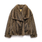 Fur Coat Plush Fluffy Women's -