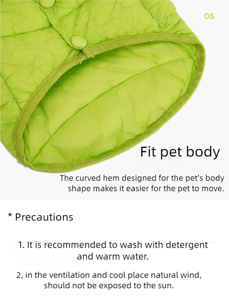 Keep your pets warm in the winter cold with these cotton clothing options—suitable for both cats and dogs, providing universal comfort and warmth! -