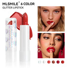 Diamond Metallic Pearlescent Lipstick Shiny Non-stick Cup Matte Velvet Waterproof Lip Stick Sexy Red White Lips Makeup Cosmetics -