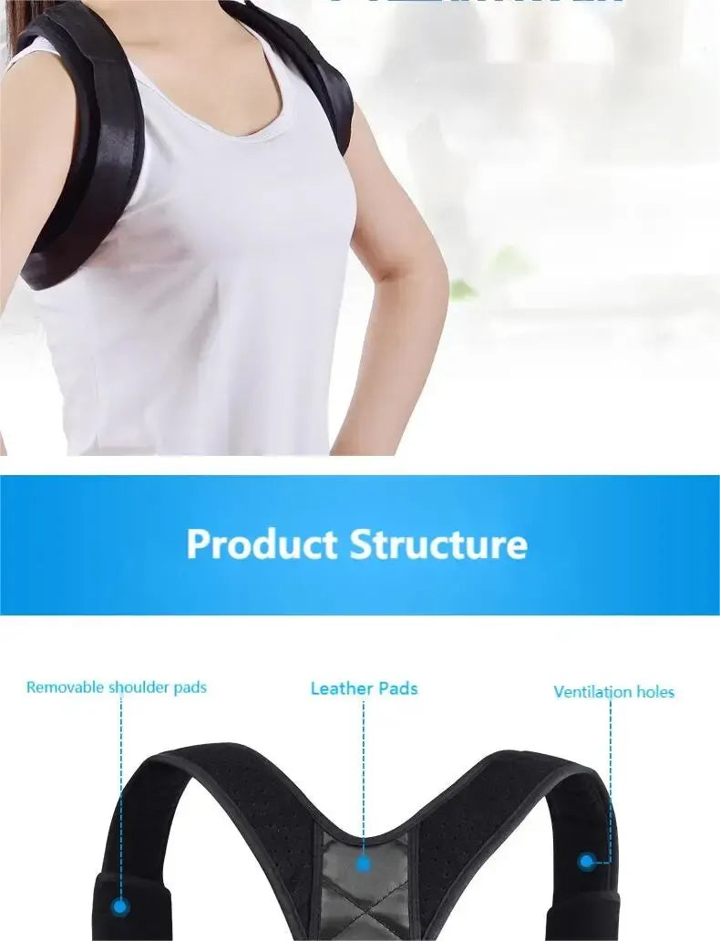 Achieve better posture and body shaping with this unisex back posture correction belt—designed to support your back and improve your overall alignment. -
