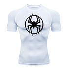 Men's Spider-man pattern compression shirt -