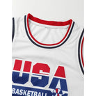 Men's Embroidered Team USA Basketball Jerseys (Throw Back) -