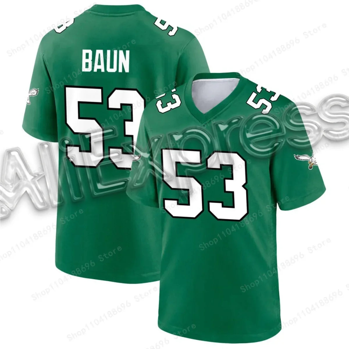 Philadelphia Eagles Game Jersey - Kelly Green -