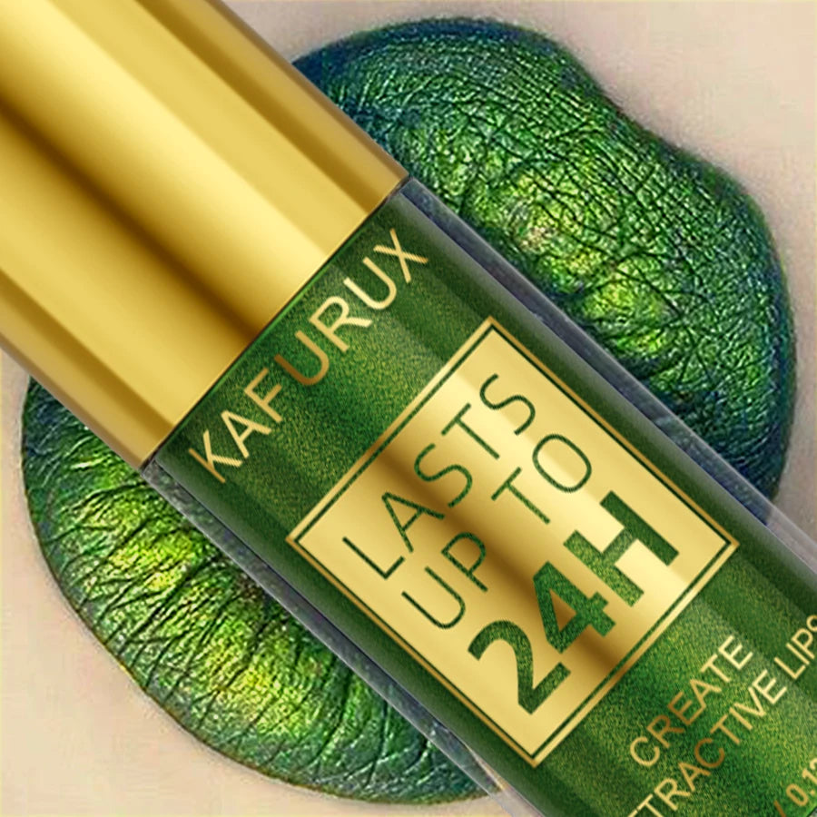 3 Colors Smoky Green Lipstick -