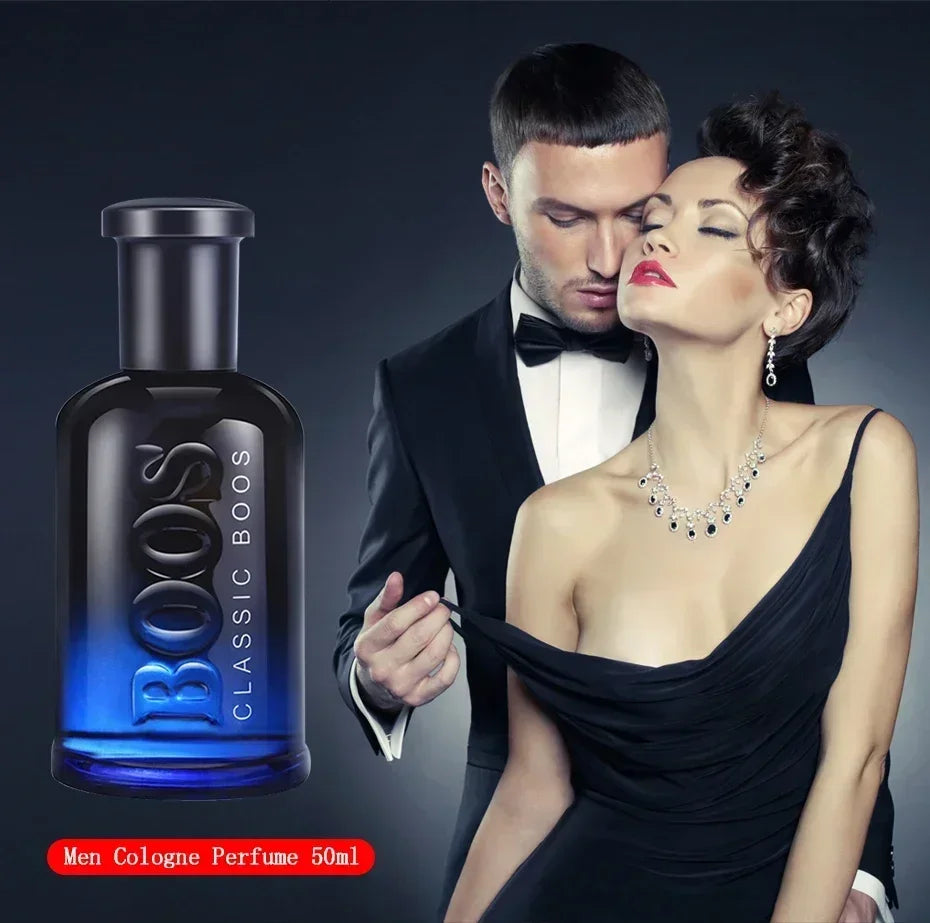 Hot - selling men's cologne in atomizer. Fresh, boosts confidence, gentlemanly fragrance. -