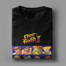 Streets Fighters II T Shirts Men -