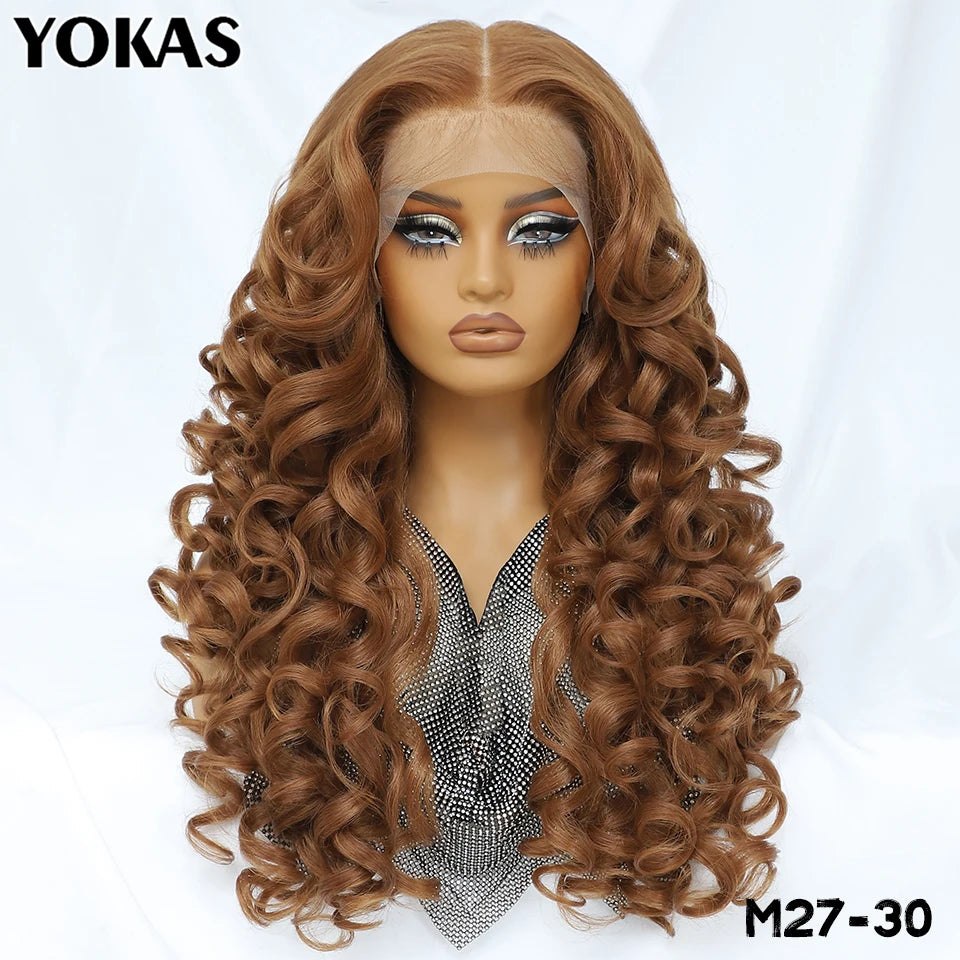 Achieve a stunning look with this Latisha curly 13x6 lace frontal wig. Featuring pre-plucked hairline and baby hair, this wig offers a natural and stylish appearance for a flawless finish. -