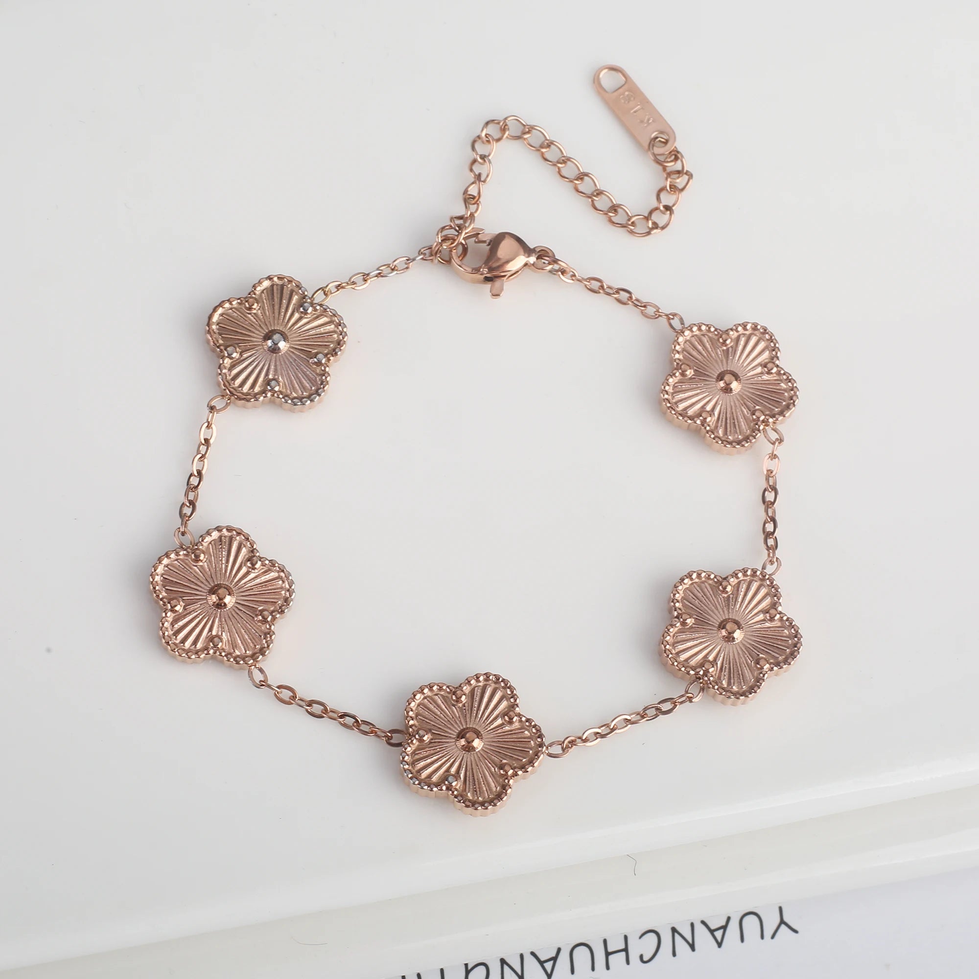 Double Sided Adjustable Charm Bracelet -