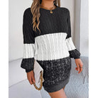 Women's Knitted Sweater Dress -